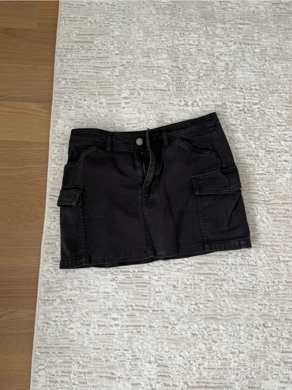 Billabong Black Cargo Mini Skirt